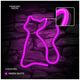 Neon LED Light CAT pink Bat + USB FLNEO4 Forever Light