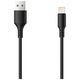 Setty cable USB - Lightning 1,0 m 2A black NEW