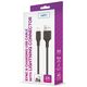 Setty cable USB - Lightning 1,0 m 2A black NEW