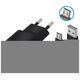 Forever TC-01 charger 1x USB 2A black + microUSB cable 5900495623294