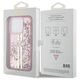 Guess case for iPhone 15 Pro 6,1&quot; GUHCP15LLFCSEGP pink HC LIQ. GLITTER GOLD STRIPES 3666339223687