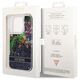 Guess case for iPhone 14 Pro Max 6,7&quot; GUHCP14XLFLSB blue hardcase Flower Liquid Glitter 3666339066116