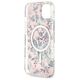 Guess case for iPhone 14 6,1&quot; GUHMP14SHCFWSP pink hardcase Magsafe IML Flower 3666339115555
