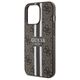 Guess case for iPhone 13 Pro 6,1&quot; GUHMP13LP4RPSW brown harcase Magsafe 4G Printed Stripes 3666339119751