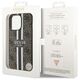 Guess case for iPhone 13 Pro 6,1&quot; GUHMP13LP4RPSW brown harcase Magsafe 4G Printed Stripes 3666339119751