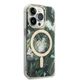Guess set case + charger for iPhone 14 Pro Max 6,7&quot; GUBPP14XHJEACSA green hard case Jungle MagSafe 3666339103286