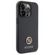 Guess case for iPhone 13 Pro 6,1&quot; GUHCP13LPS4DGPK black HC PU 4G Metal Logo Strass 3666339150662
