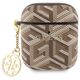 Guess case for AirPods 1 / 2 GUA2PGCE4CW brown Gcube Classic Gold Logo W/Charm 3666339171155