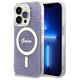 Guess case for iPhone 14 Pro 6,1&quot; GUHMP14LH4STU purple hard case 4G MagSafe 3666339118242