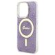 Guess case for iPhone 14 Pro 6,1&quot; GUHMP14LH4STU purple hard case 4G MagSafe 3666339118242