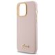 Guess case for iPhone 15 Pro 6,1&quot; GUHCP15LSMBSLP pink HC SILICONE SCRIPT METAL LOGO & FRAME 3666339149208