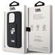 Karl Lagerfeld case for iPhone 15 Pro 6,1&quot; KLHCP15LGSAKCPK black HC GRIPSTAND SAFFIANO KC PINS 3666339206895