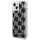 Karl Lagerfeld case for iPhone 14 Pro 6,1&quot; KLHCP14LLMNMS silver HC Liquid Glitter Monogram 3666339076290