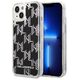 Karl Lagerfeld case for iPhone 14 Pro 6,1&quot; KLHCP14LLMNMS silver HC Liquid Glitter Monogram 3666339076290
