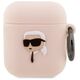 Karl Lagerfeld case for Airpods 1 / 2 KLA2RUNIKP white 3D Silicone NFT Karl 3666339087869