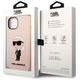 Karl Lagerfeld case for iPhone 14 Plus 6,7&quot; KLHMP14MSNIKBCP pink hardcase Magsafe Silicone NFT Ikonik 3666339087654