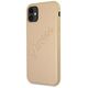Guess case for iPhone 12 Pro Max 6,7&quot; GUHCP12LRSAVSLG gold hard case Saffiano Vintage Script 3666339004439