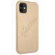 Guess case for iPhone 12 Pro Max 6,7&quot; GUHCP12LRSAVSLG gold hard case Saffiano Vintage Script 3666339004439