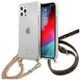 Guess case for iPhone 12 / 12 Pro 6,1&quot; GUHCP12MKC4GSGO transparent hard case 4G Gold Chain 3666339003616
