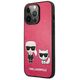 Karl Lagerfeld case for iPhone 13 Pro / 13 6,1&quot; KLHCP13LPCUSKCP fushia hard case Iconic Karl & Choupette 3666339027278