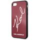 Karl Lagerfeld case for iPhone 7 / 8 KLHCI8DLKSRE red hard case Signature Glitter 3700740445075