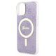 Guess case for iPhone 14 6,1&quot; GUHMP14SH4STU purple hardcase Magsafe IML 4G 3666339127190
