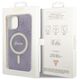 Guess case for iPhone 14 6,1&quot; GUHMP14SH4STU purple hardcase Magsafe IML 4G 3666339127190
