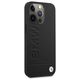 BMW case for iPhone 14 Pro Max 6,7&quot; BMHMP14XSLLBK black hard case Signature Logo Imprint MagSafe 3666339072216