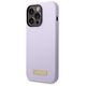 Guess case for iPhone 14 Pro 6,1&quot; GUHMP14LSBPLU fioletowa hard case Liquid Silicone Logo MagSafe 3666339070403