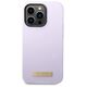 Guess case for iPhone 14 Pro 6,1&quot; GUHMP14LSBPLU fioletowa hard case Liquid Silicone Logo MagSafe 3666339070403