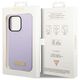 Guess case for iPhone 14 Pro 6,1&quot; GUHMP14LSBPLU fioletowa hard case Liquid Silicone Logo MagSafe 3666339070403
