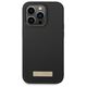 Guess case for iPhone 14 Pro Max 6,7&quot; GUHMP14XSBPLK black hard case Liquid Silicone Logo Plate MagSafe 3666339070250