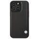 BMW case for iPhone 14 Pro 6,1&quot; BMHCP14L22RBDK black Sign HC Leather Blue Dots 3666339066420
