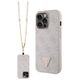 Guess case for iPhone 13 Pro 6,1&quot; GUHCP13LP4TDSCPP pink HC PU Leather Metal Logo Strass Crossbody 3666339147167