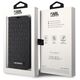 Karl Lagerfeld etui case iPhone 14 Pro Max 6,7&quot; KLBKP14XSAKLHPK black Saffiano Monogram 3666339122973
