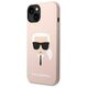 Karl Lagerfeld case for iPhone 14 Plus 6,7&quot; KLHCP14MSLKHLP pink HC Silicone Karl Head 3666339085452