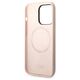 Karl Lagerfeld case for iPhone 14 Pro 6,1&quot; KLHMP14LSSKCI light pink HC Magsafe Liquid Silicone Karl & Choupette 3666339078133