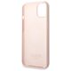 Guess case for iPhone 13 Pro Max 6,7&quot; GUHMP13XSPLP pink hard case Silicone Logo Plate MagSafe 3666339056889