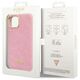 Guess case for iPhone 14 Plus 6,7&quot; GUHCP14MHGCRHP pink hardcase Croco Collection 3666339082932