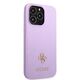 Guess case for iPhone 13 / 13 Pro 6,1&quot; GUHCP13LPS4MU purple hardcase Saffiano 4G Small Metal Logo 3666339048068