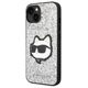 Karl Lagerfeld case for iPhone 14 Plus 6,7&quot; KLHCP14MG2CPS silver hardcase Glitter Choupette Patch 3666339099442