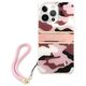 Guess case for iPhone 13 Pro / 13 6,1&quot; GUHCP13LKCABPI pink hard case Camo Strap Collection 3666339023171