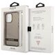 Guess case for iPhone 13 / 13 Pro 6,1&quot; GUHCP13LHTSGSK black hard case Translucent Stap 3666339040611