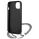 Karl Lagerfeld case for iPhone 13 KLHCP13MPMK black hard case Chain Logo 3666339049935