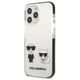 Karl Lagerfeld case for iPhone 13 Pro KLHCP13LTPEKCW black hard case Iconic Karl & Choupette 3666339048624