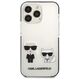 Karl Lagerfeld case for iPhone 13 Pro KLHCP13LTPEKCW black hard case Iconic Karl & Choupette 3666339048624