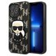 Karl Lagerfeld case for iPhone 13 Pro KLHCP13LPMNIKBK black hard case Monogram Iconic Karl 3666339049386