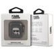 Karl Lagerfeld case for Airpods 1/2 KLA2UKHGK cover black Glitter Karl`s Head 3666339030254