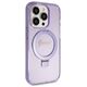Guess case for iPhone 15 Pro 6,1&quot; GUHMP15LHRSGSU purple HC RING STAND MAGSAFE SCRIPT LOGO GLITTER 3666339156763