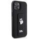 Karl Lagerfeld case for iPhone 15 6,1&quot; KLHCP15SGSACHPK black HC GRIPSTAND SAFFIANO CHOUPETTE PINS 3666339207434